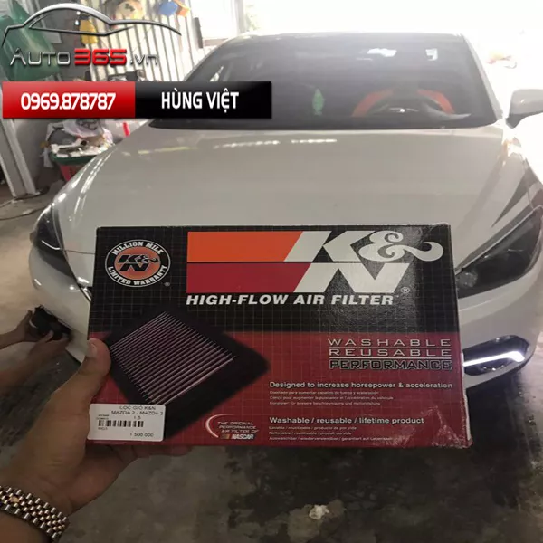 Lọc gió K & N cho mazda 3